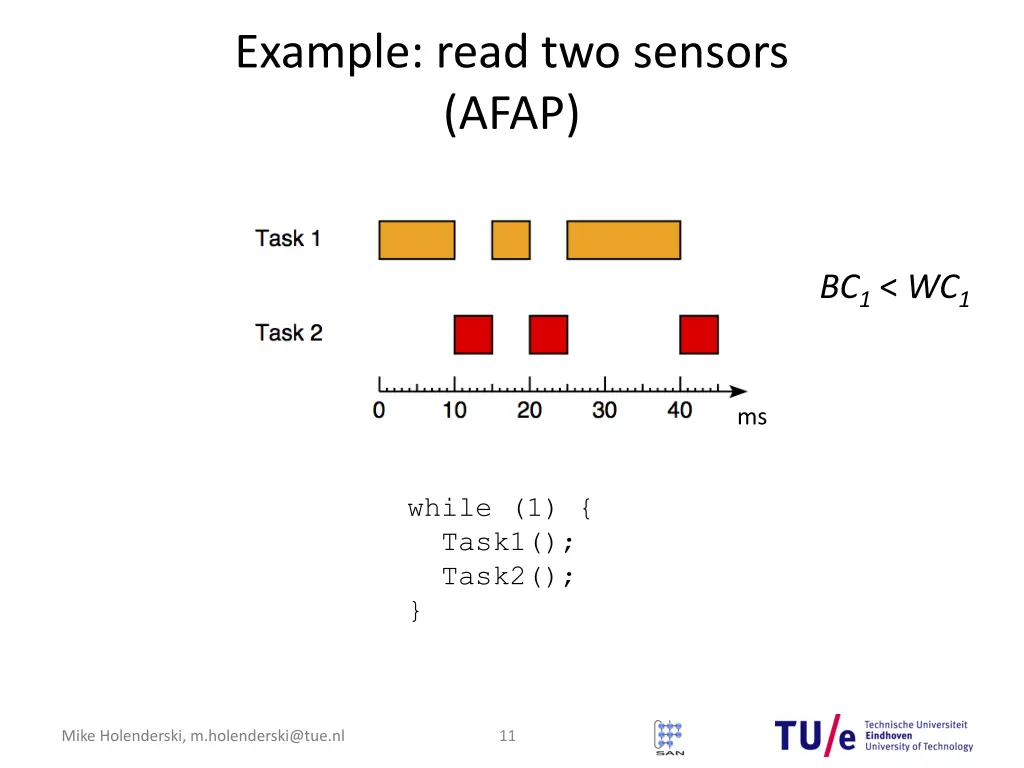 example read two sensors afap 1