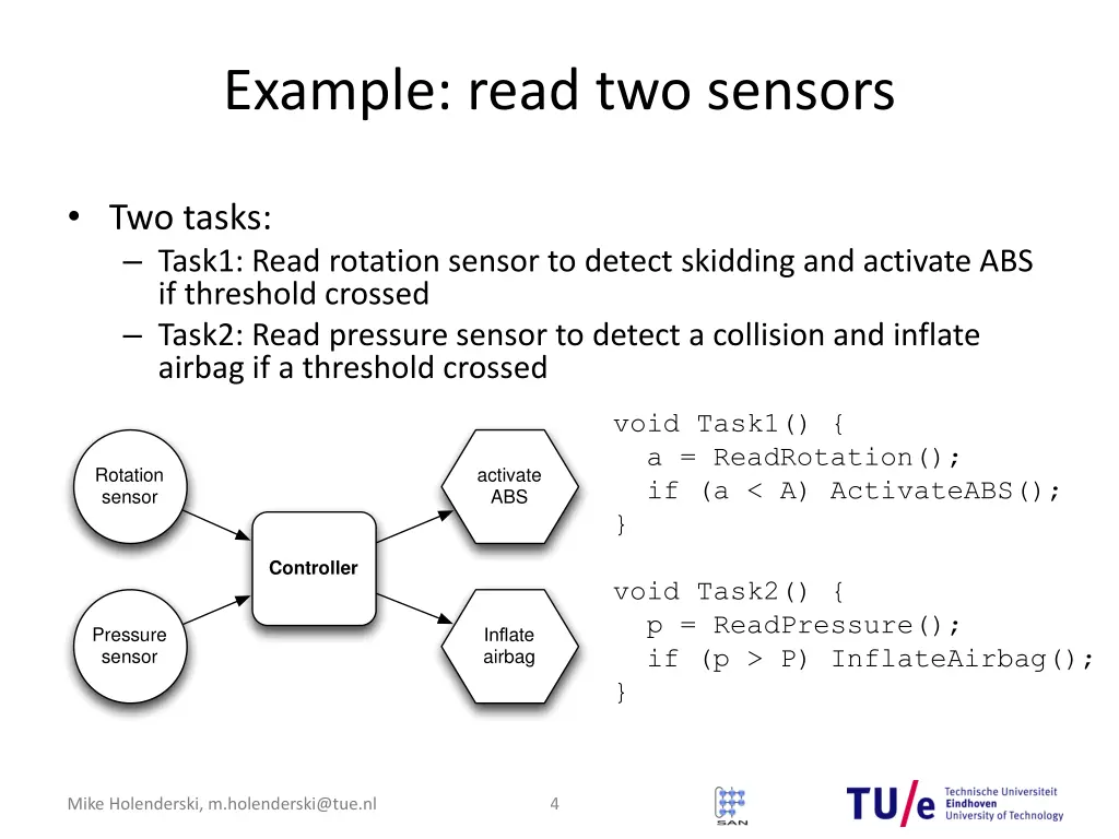 example read two sensors