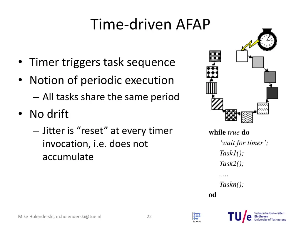 time driven afap