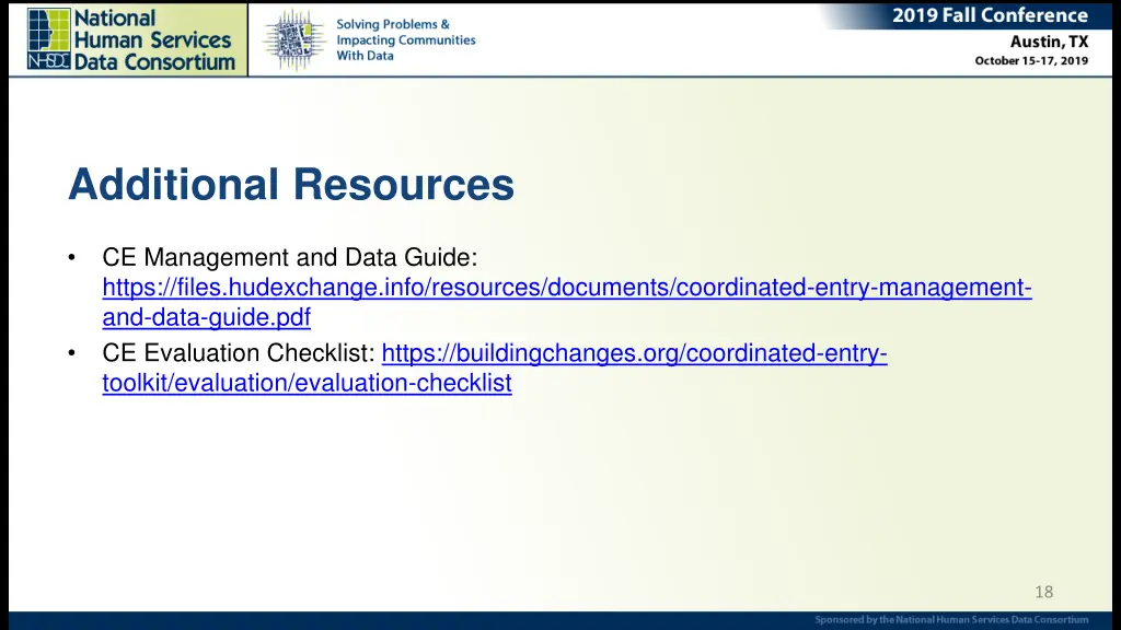 additional resources