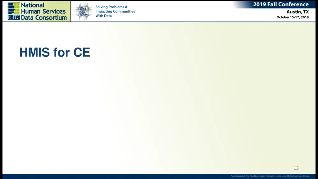 hmis for ce