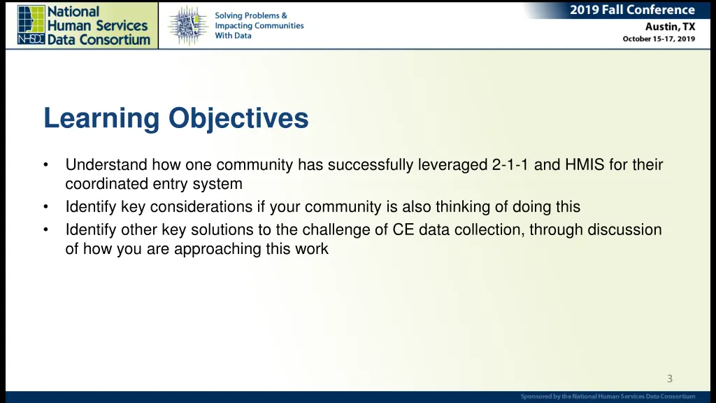 learning objectives