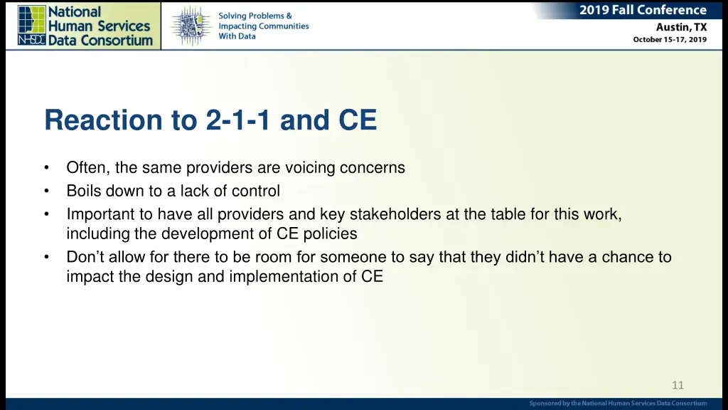 reaction to 2 1 1 and ce
