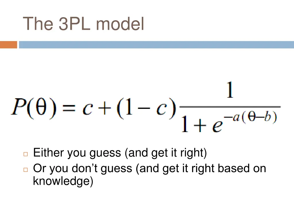 the 3pl model 1