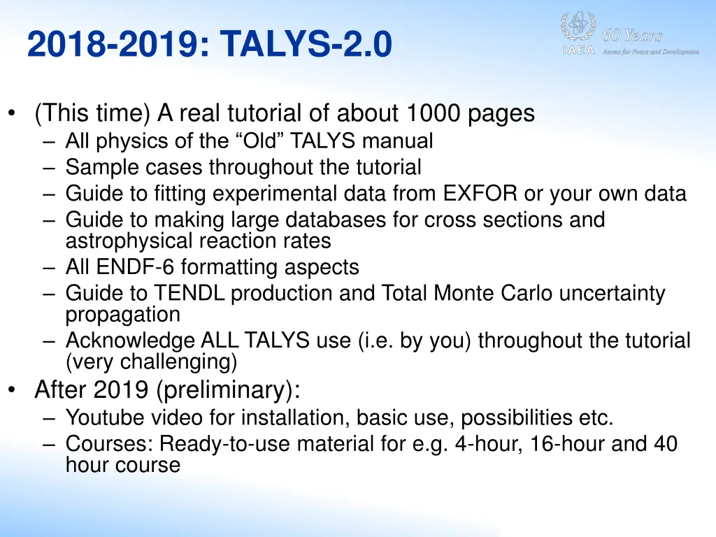 2018 2019 talys 2 0 1