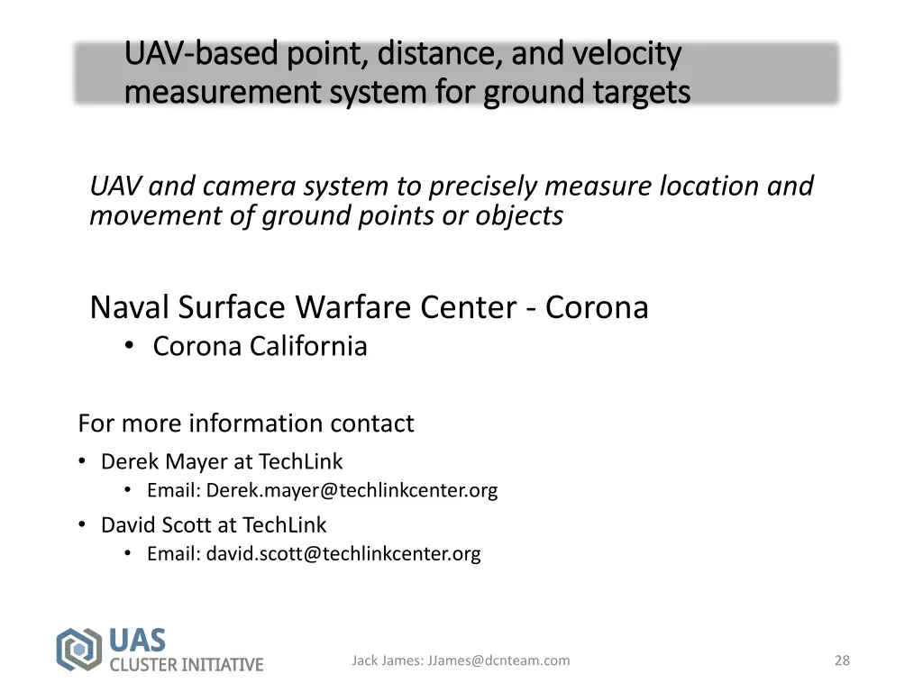 uav uav based point distance and velocity based 6