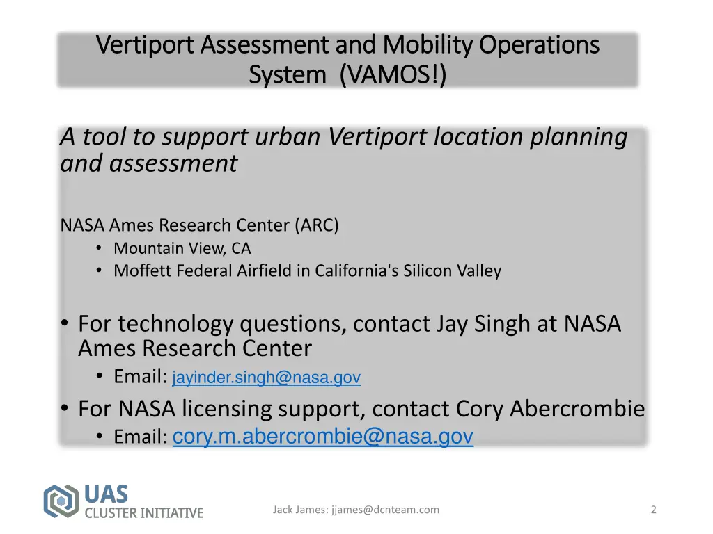 vertiport assessment and mobility operations