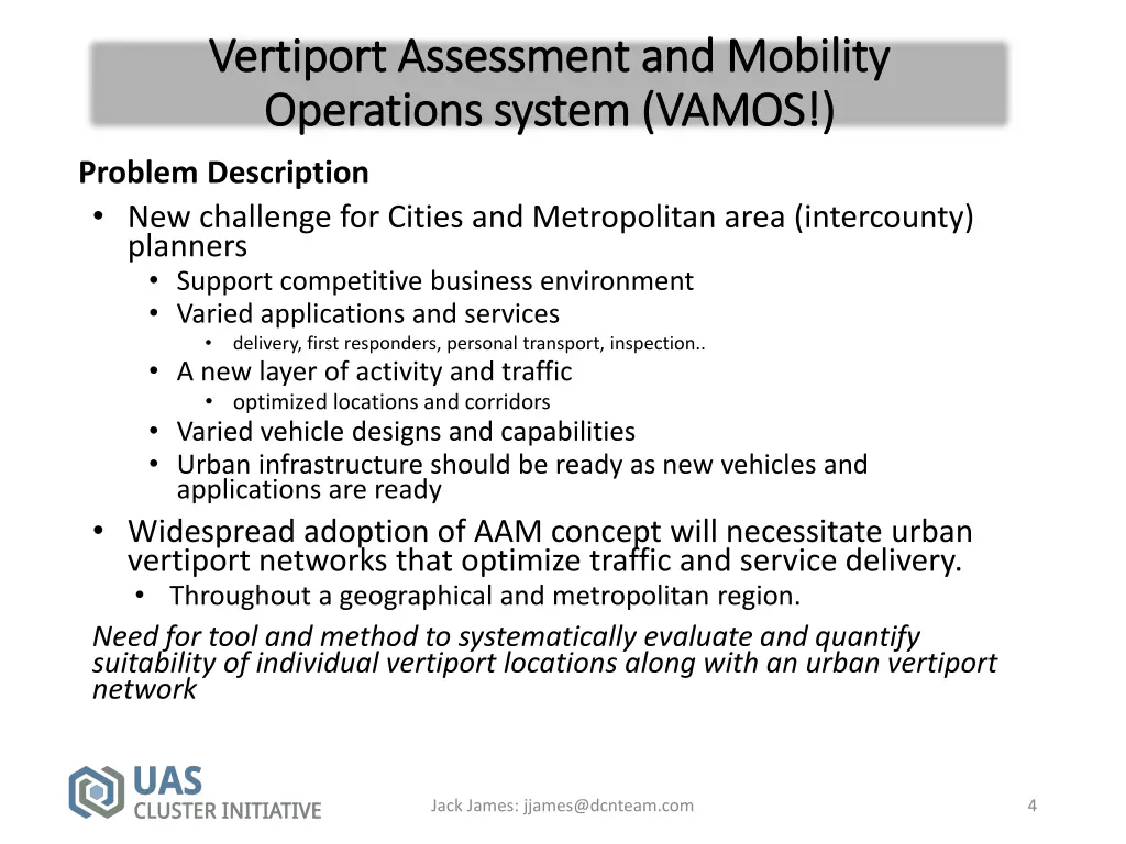 vertiport assessment and mobility vertiport 1