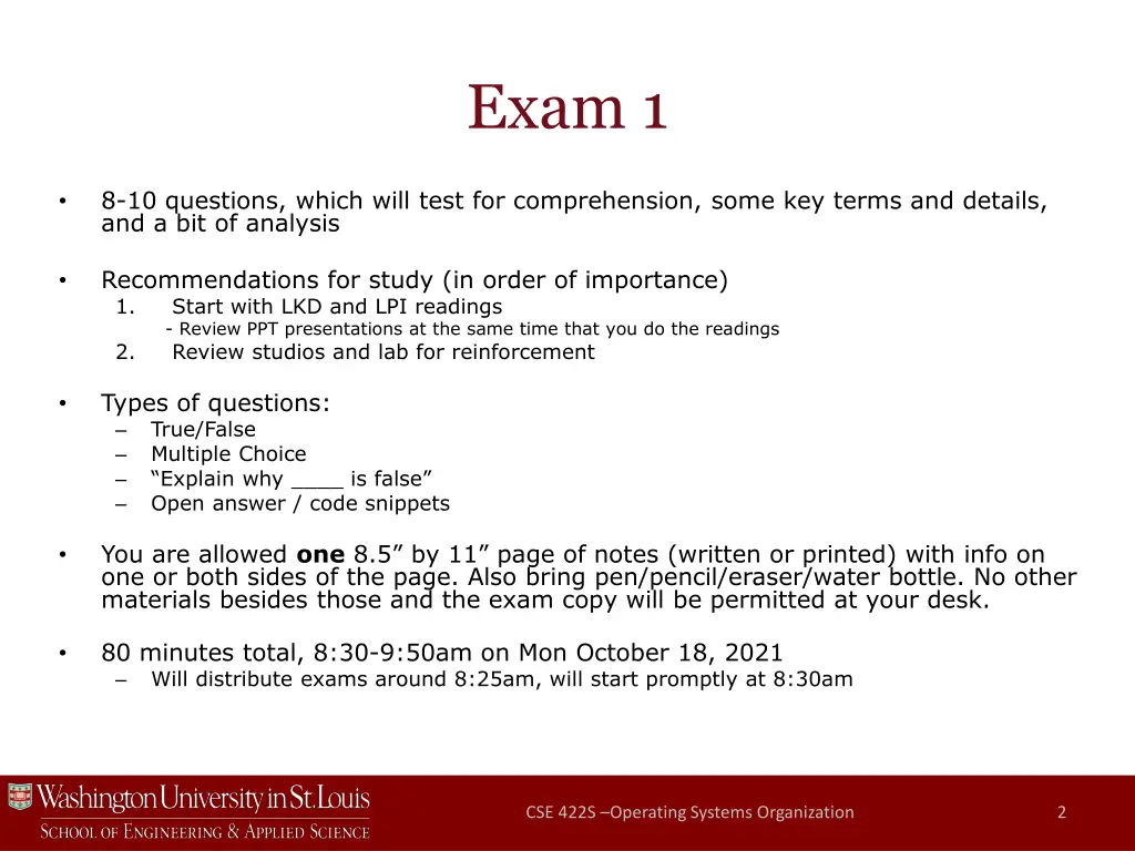 exam 1
