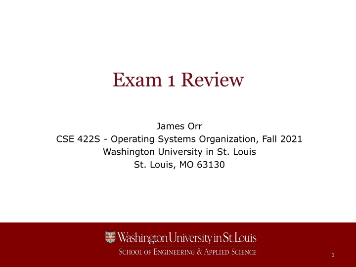 exam 1 review