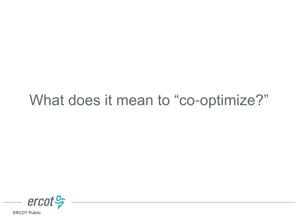 what does it mean to co optimize
