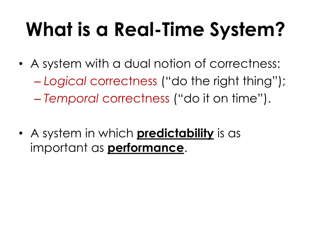 what is a real time system