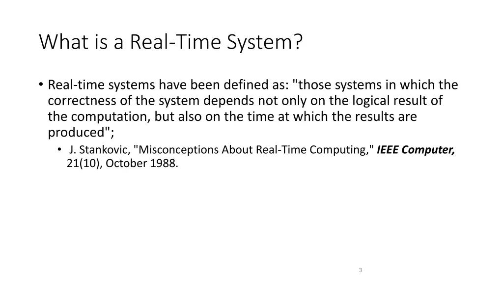 what is a real time system