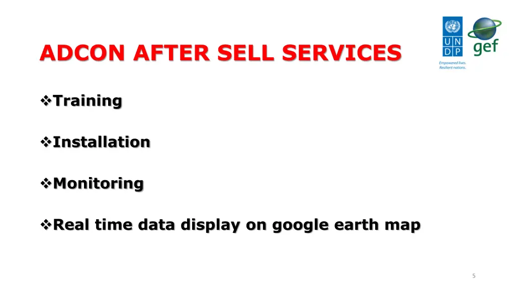 adcon after sell services