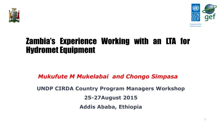 zambia s experience working with