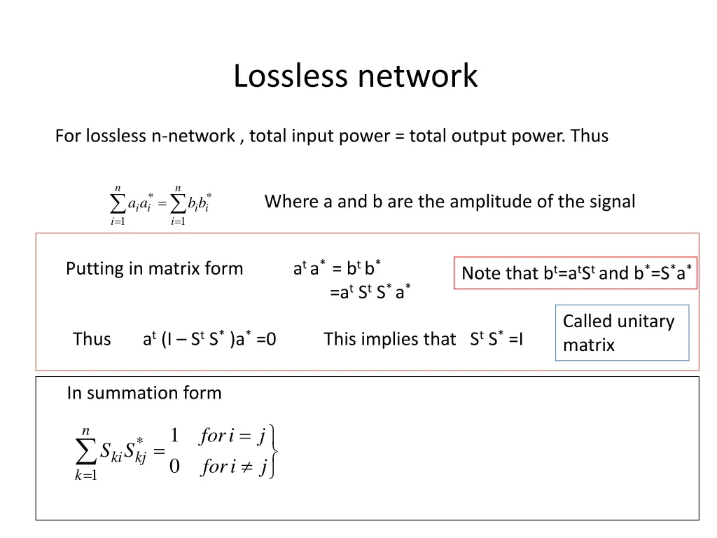 lossless network