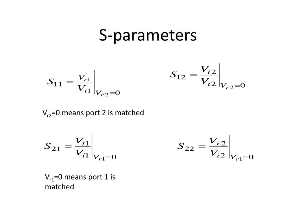s parameters 3