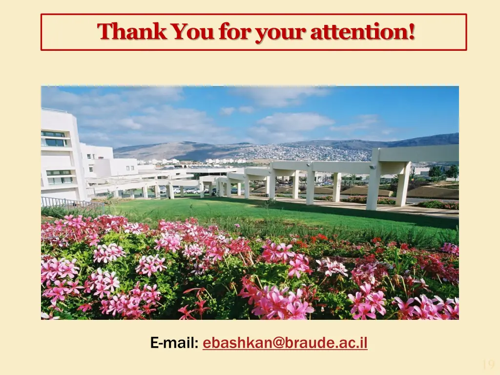 thank you for your attention