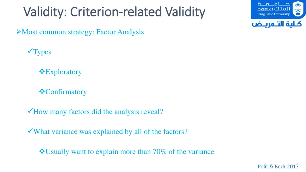 validity criterion validity criterion related