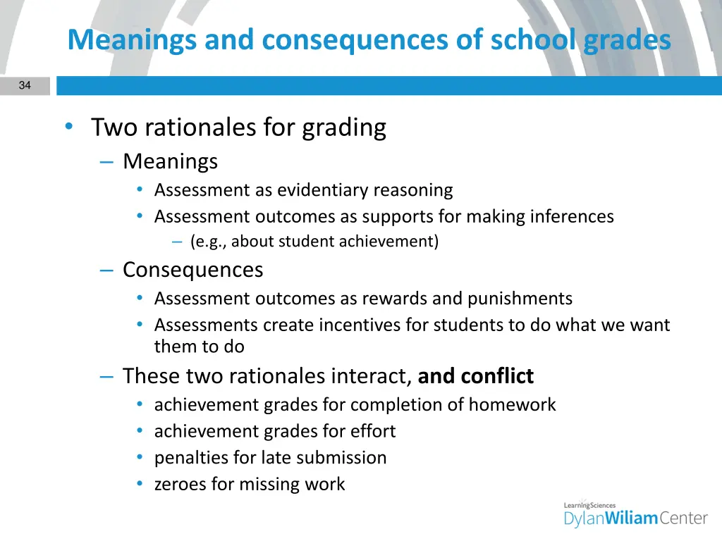 meanings and consequences of school grades