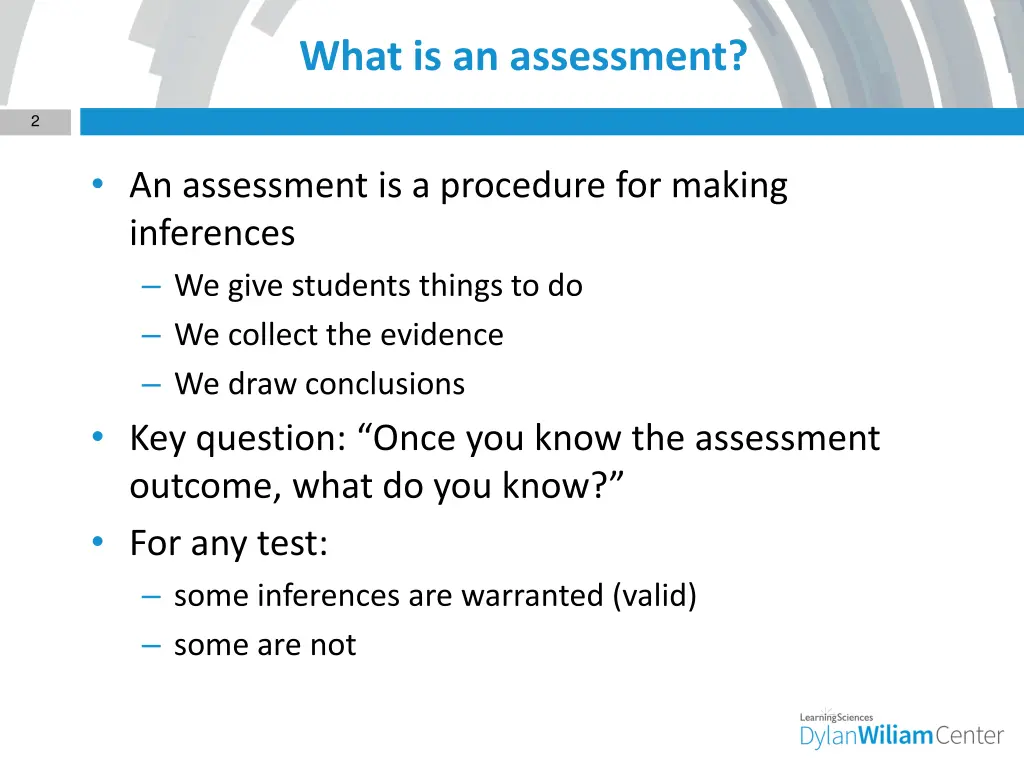 what is an assessment
