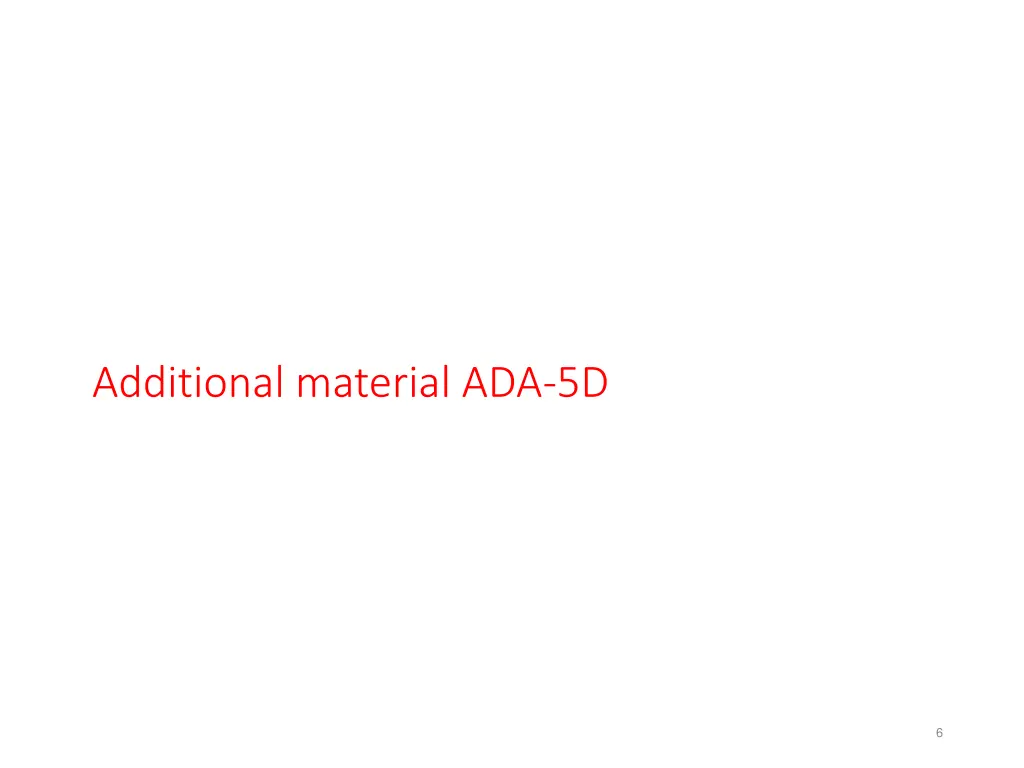 additional material ada 5d