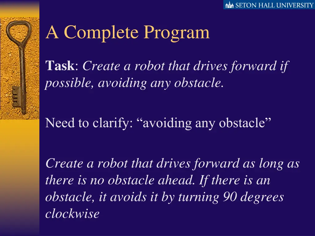 a complete program