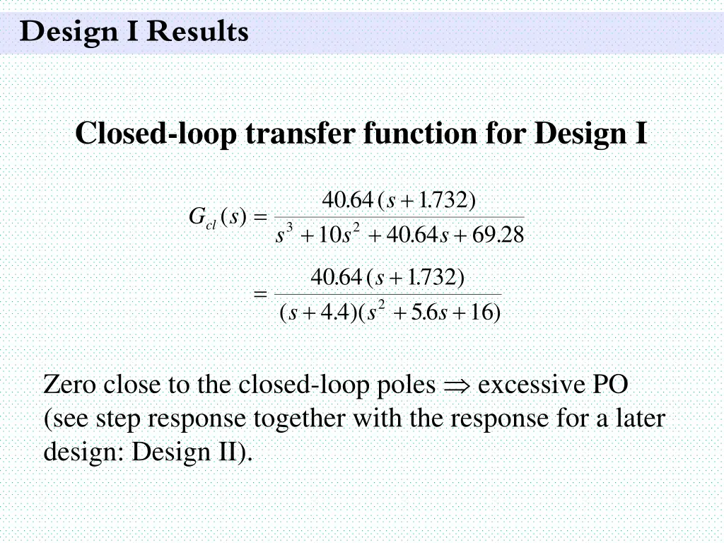 design i results