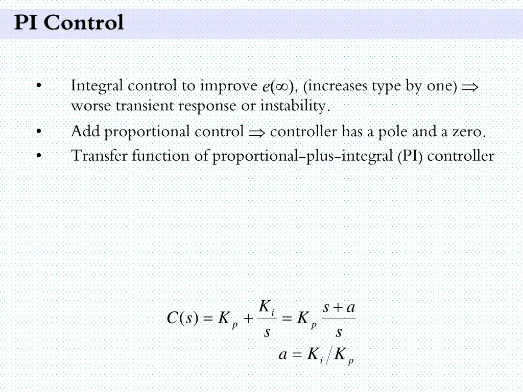 pi control