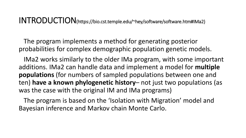 introduction introduction https bio cst temple