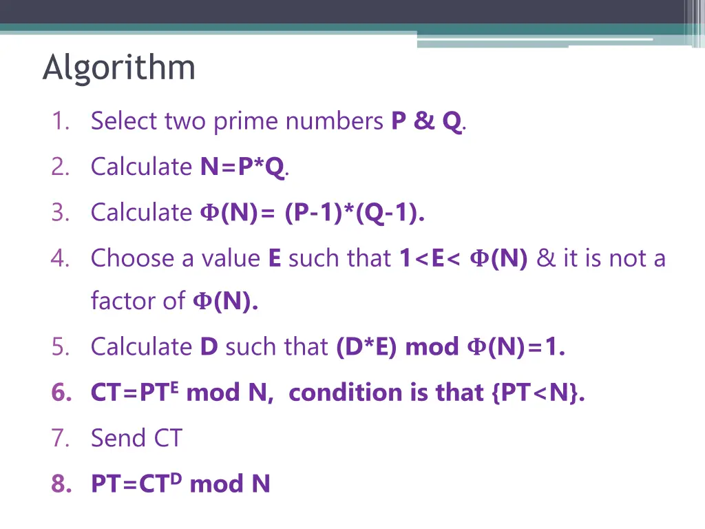 algorithm