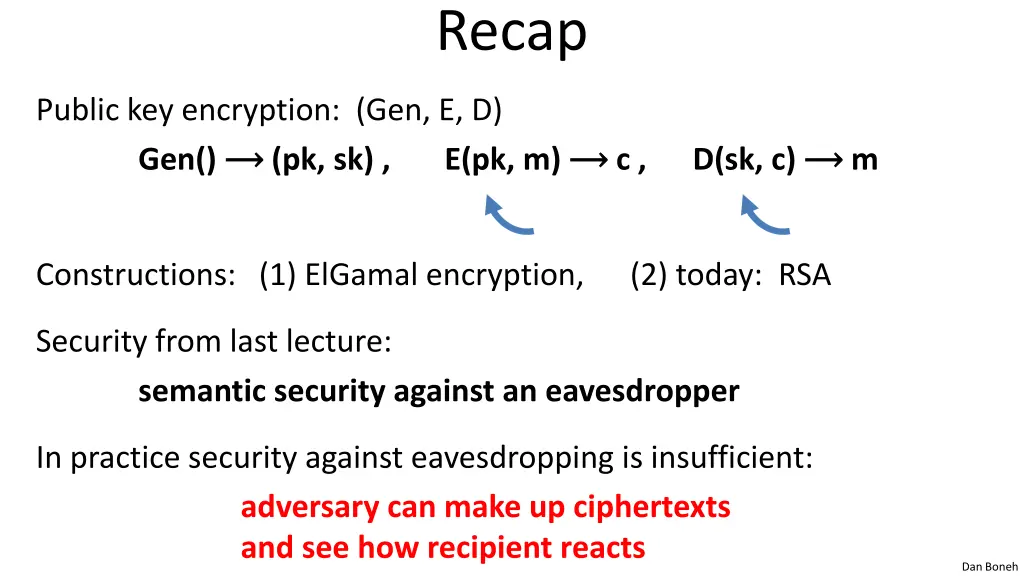 recap