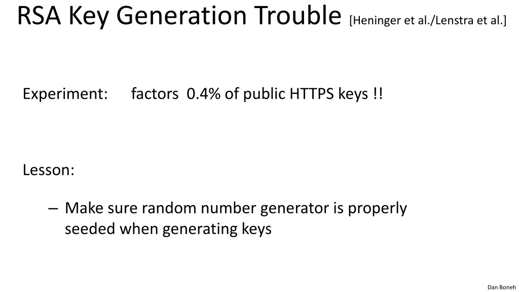 rsa key generation trouble heninger et al lenstra 1
