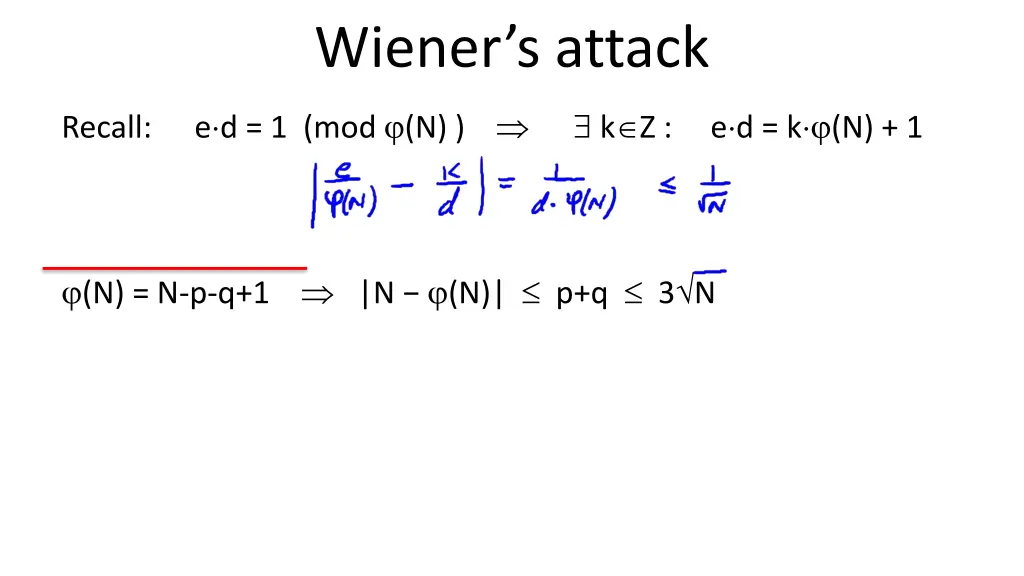 wiener s attack 1