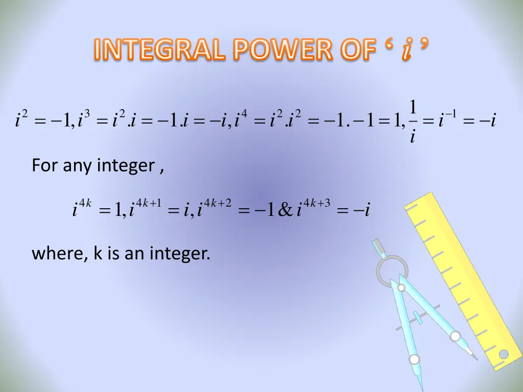 integral power of i