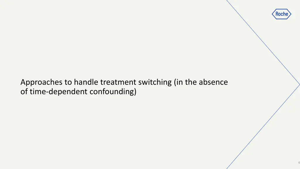 approaches to handle treatment switching