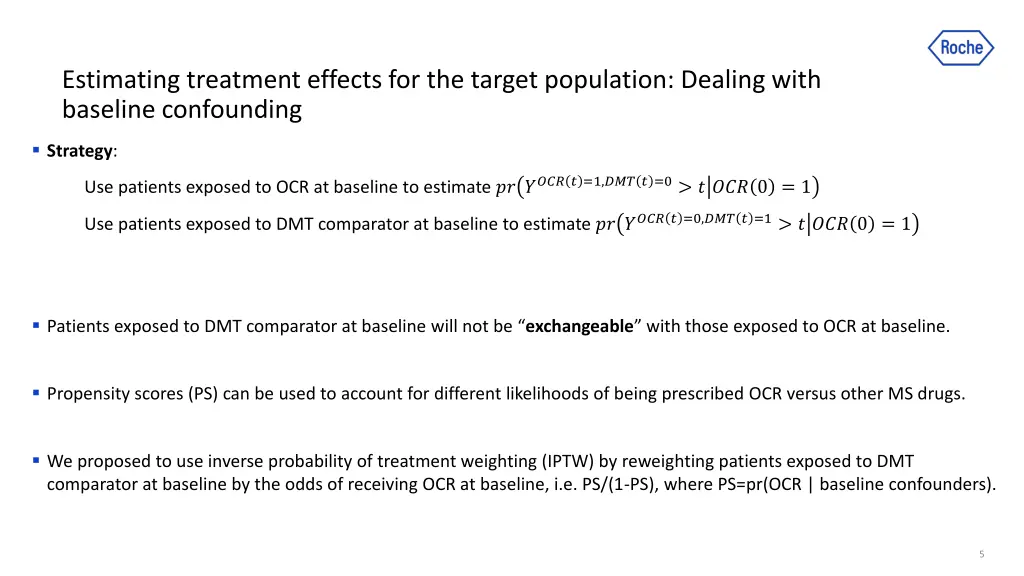 estimating treatment effects for the target