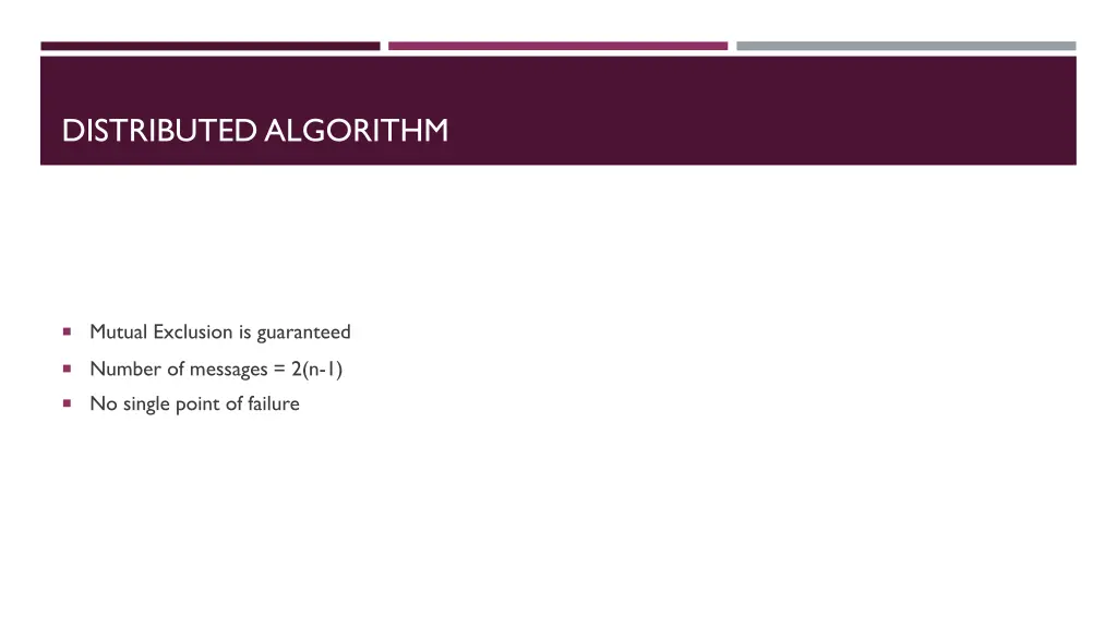 distributed algorithm 2