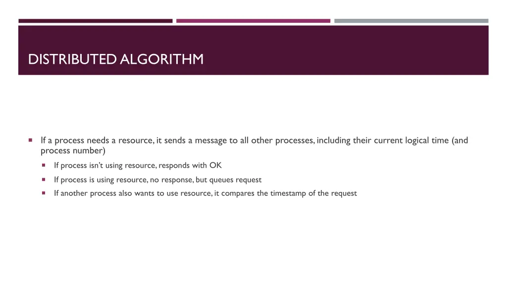 distributed algorithm