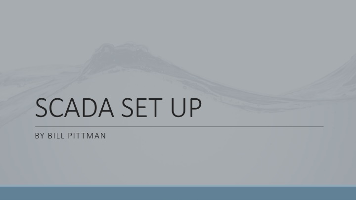 scada set up