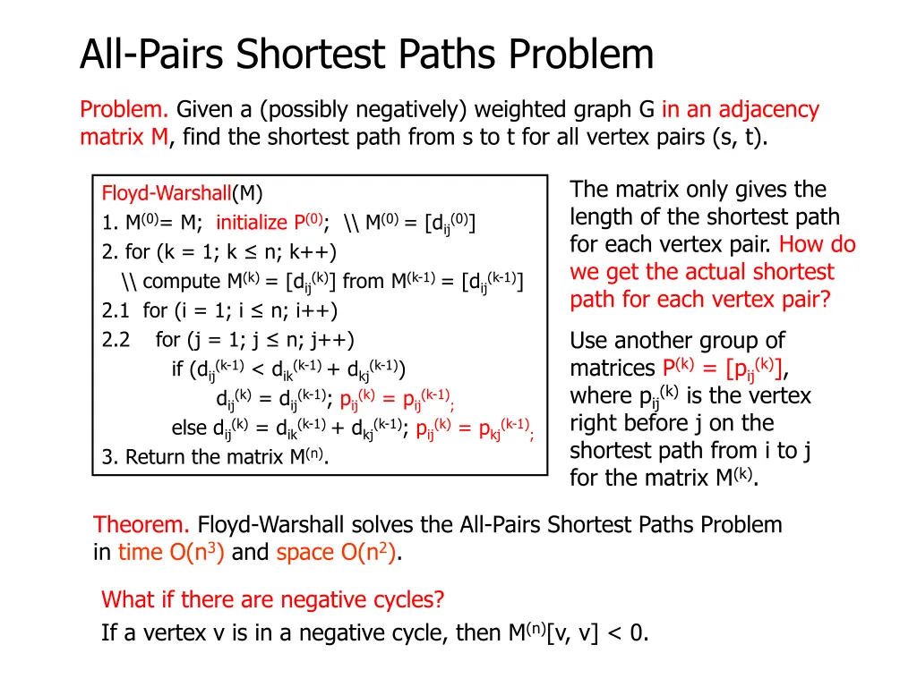 all pairs shortest paths problem 18