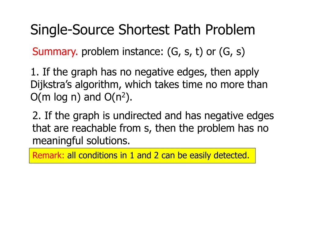 single source shortest path problem 3