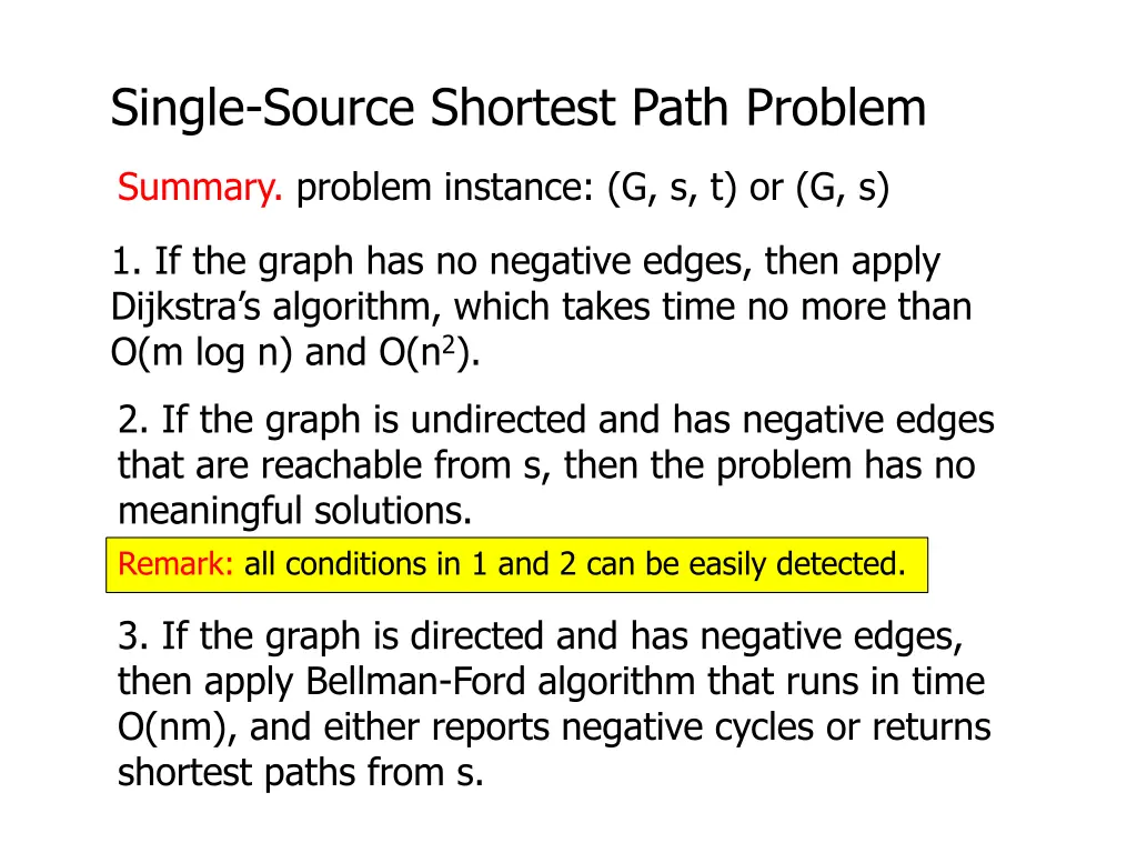 single source shortest path problem 4