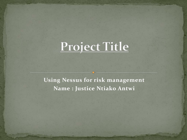 project title