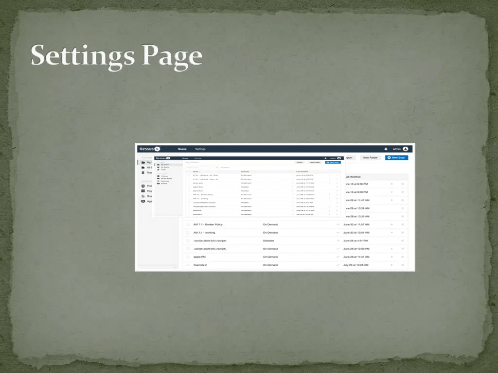 settings page 1