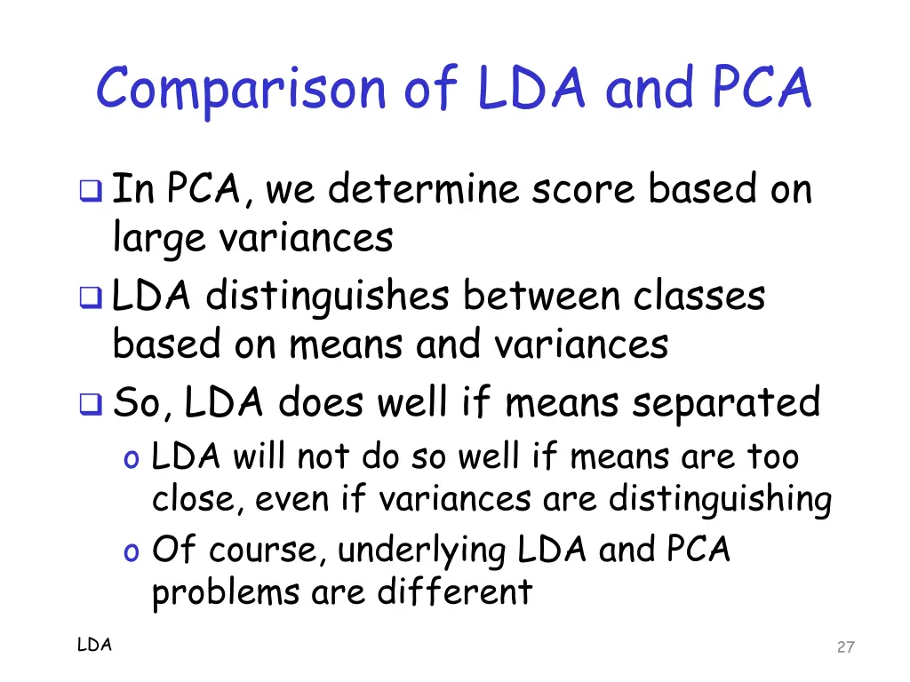 comparison of lda and pca