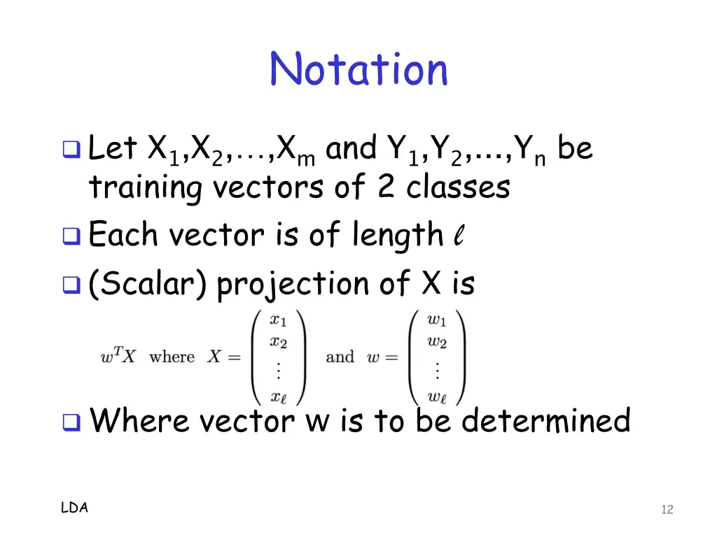 notation