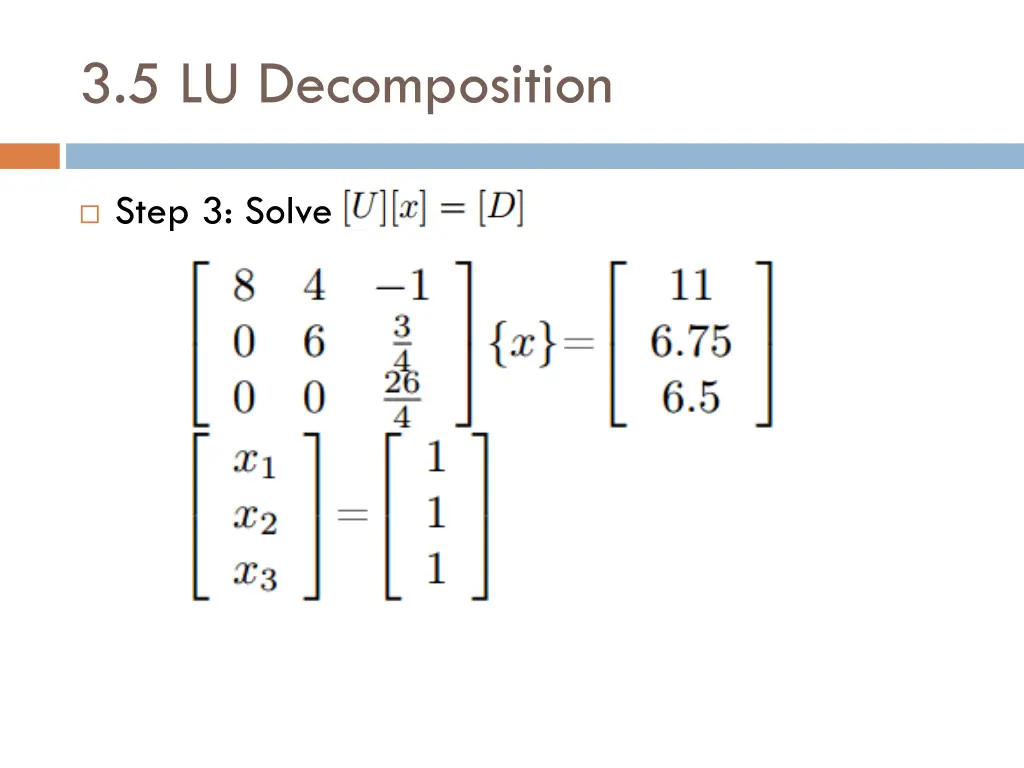 3 5 lu decomposition 5