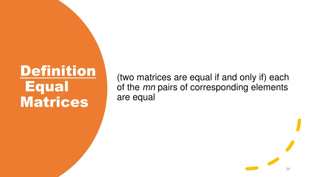 definition equal matrices