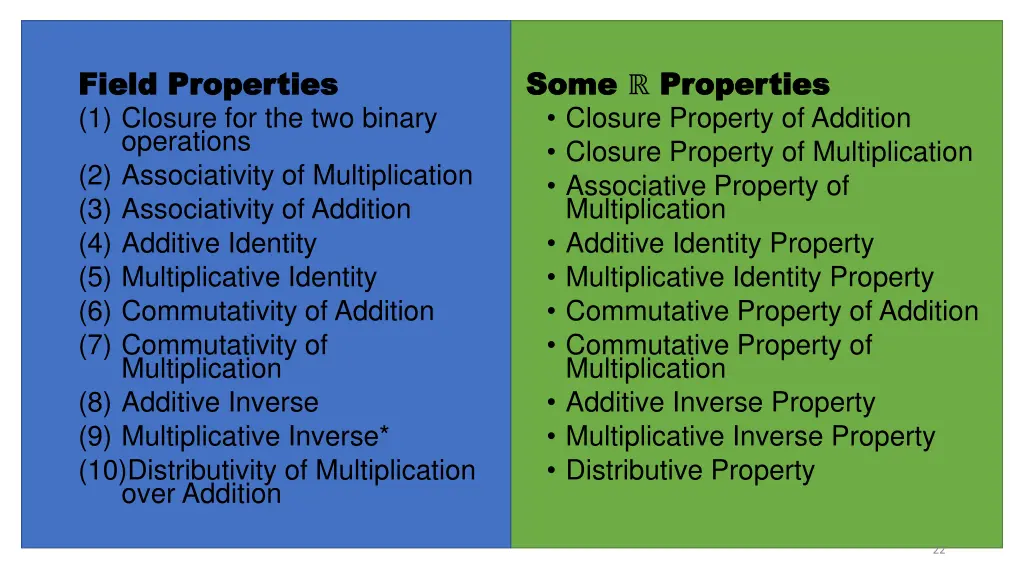 field properties field properties 1 closure